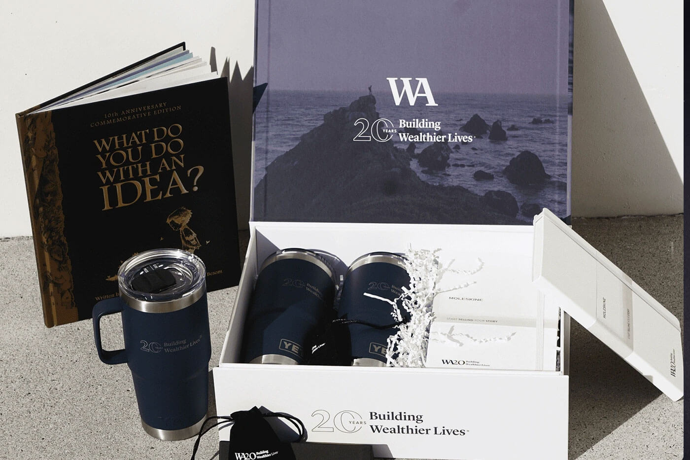 Wealth Architects premium anniversary presentation box