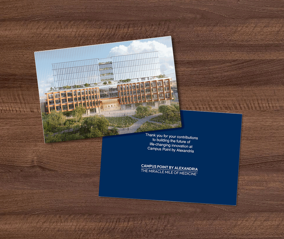 Animated lenticular postcard print