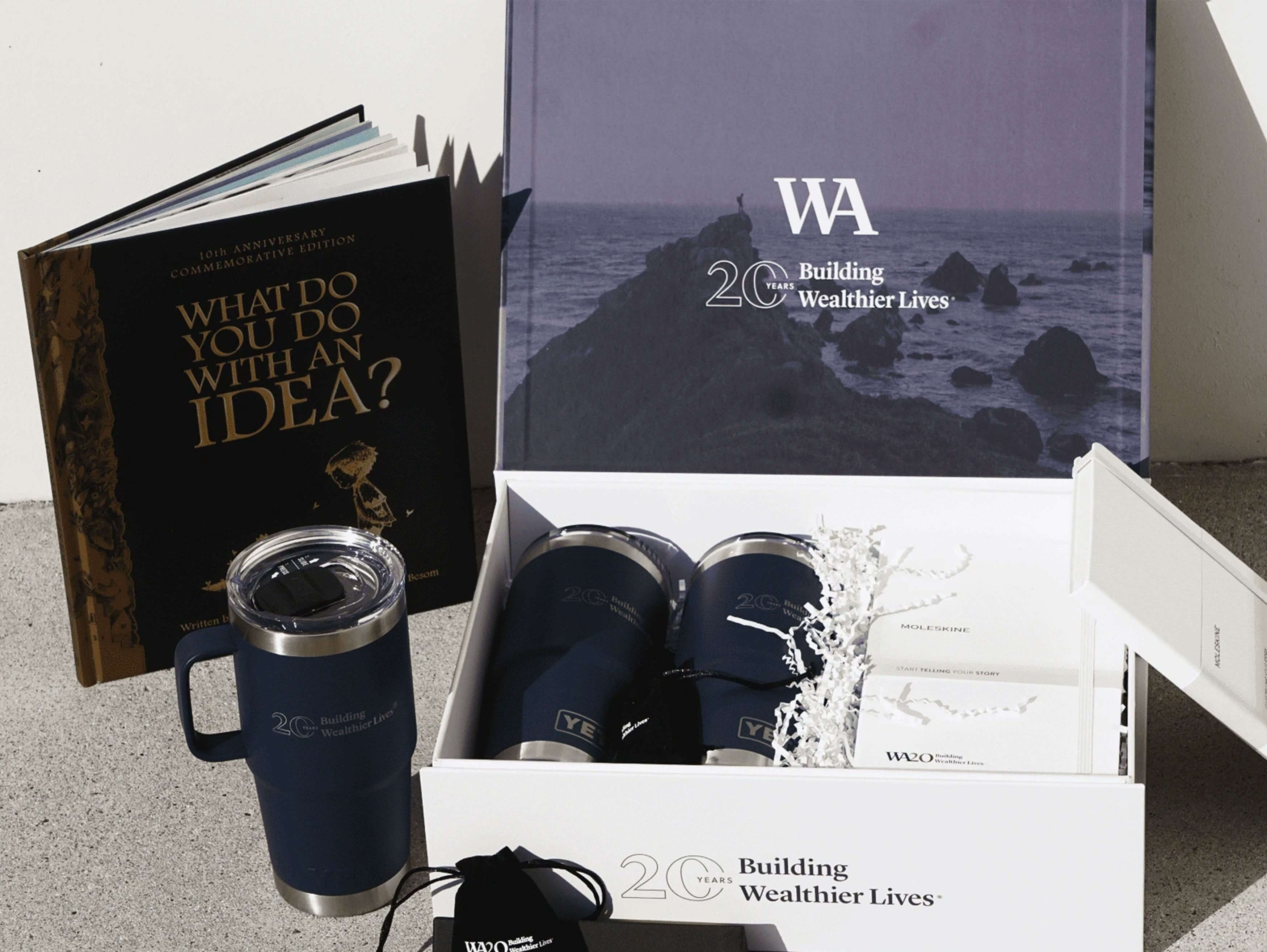 Premium anniversary gift kit